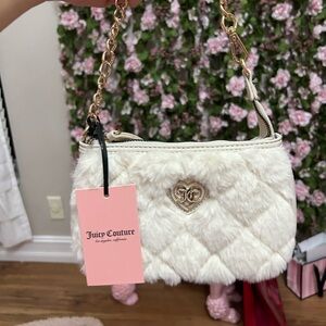 Juicy couture angel get cozy mini wristlet bag